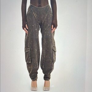 Women's Ruve Brown Cargo Pants